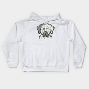 Cute Catahoula Dog Kids Hoodie